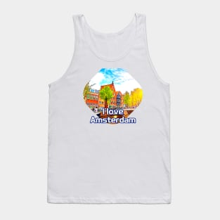 I love Amsterdam, Netherlands Tank Top